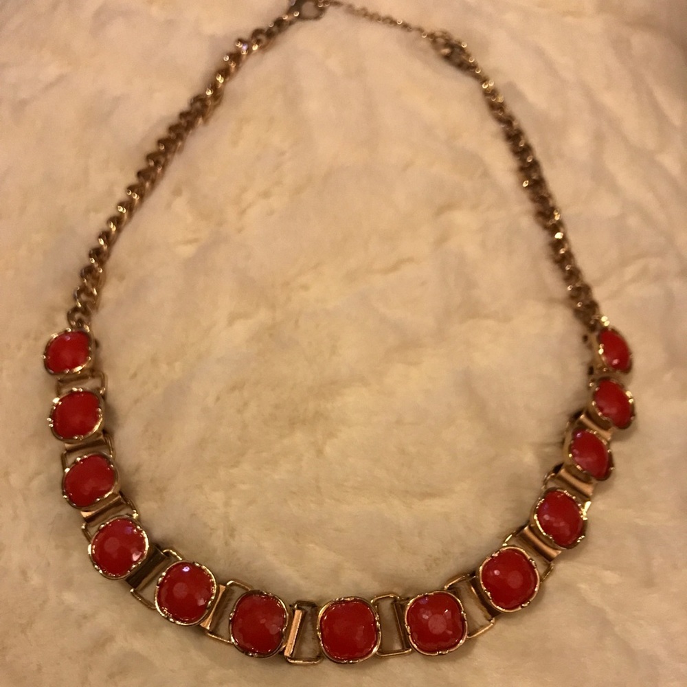 Red Statement Necklace